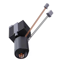Creality K2 Plus keramische hotend kit met hoge thermische geleidbaarheid, snelwissel mondstuk, 350°C, hoge temperatuurs