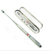 Creative Aluminum Multifunction Telescopic Infrared Pointer Flashlight Pen