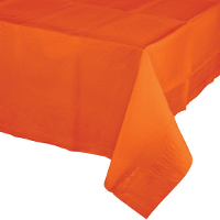 Party/verjaardag Tafelkleed   oranje   274 x 137 cm   tafellaken van papier