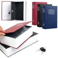 Creative Safe Storage Box Case Dictionary Booksafe Cash Secure Metal Steel With Keys