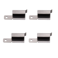 4 STUKS Rvs Glas Verwarmde Bed Klemmen voor Creality Ender 3 V2 Ender 3S CR 10S 3D Printer Verwarmd Bed Glas Platform
