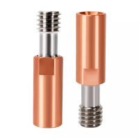 Ender3 CR10 V6 Bi Metal Geïsoleerde Titanium Legering Koperen Keel voor E3D V6 CR10 ENDER 5/3 CR 10S 1.75/4.1MM Hotend 3