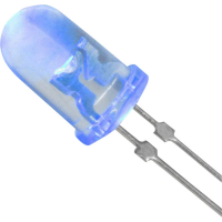 CREE C503B BCS CV0Z0461 Bedrade LED Blauw Rond 5 mm 4.8 Cd 30 ° 30 mA 3.2 V