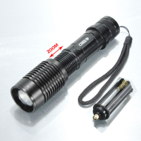 Cree Xm L T6 1600lm 3 Modes Zoomable Led Flashlight 18650/aaa