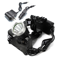 Cree Xm L T6 1600lm Led Bike Rechargeable Headlight Ac Car Charger