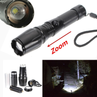 Cree Xm L T6 1800lm Zoomable Led Flashlight Torch 18650