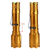 Cree Xm L T6 2000lm 5modes Zoomable Led Flashlight Gold