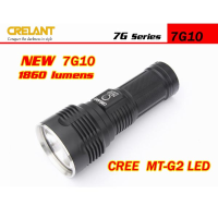 Crelant 7g10 Cree Mt G2 5 Mode 1860 Lumens Led Flashlight 4*18650