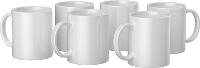 Cricut Ceramic Mug Blank Mok Wit