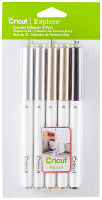 Cricut Explore/Maker Point Pen 10 Pack Everyday Collection Stiftset Zilver, Goud, Zwart