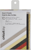 Cricut Glitzer & Glam Kaartenset Taupe, Crème, Wit