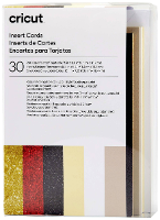 Cricut Insert Cards Glitz & Glam R40 Kaartenset Taupe, Crème, Wit