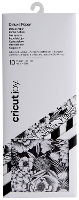 Cricut Joy Adhesive Backed Deluxe Paper Ontwerpset Zwart, Wit