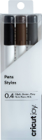 Cricut Joy Fine Point Stiftset Zwart, Bruin, Grijs