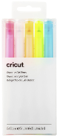 Cricut Joy™ Gel 1,0 mm, 5er Stiftset Wit, Blauw, Geel, Oranje, Pink