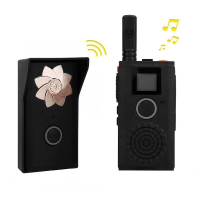 AC100 240V Mini Outdoor Draadloze Intercom Deurbel Walkie Talkie Waterdichte Oplaadbare Deurbel voor Home Hotel KTV