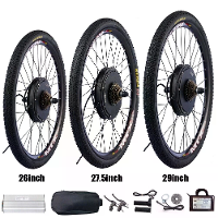 [EU Direct] BIKIGHT MTX LCD3 48V 1500W EBike Achterwielnaafmotor Conversiekit Elektrische Fiets Motor MTB Borstelloos 26