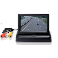 Csx43d A2 4.3 Inch Car Monitor Folded Lcd Digital Display Black