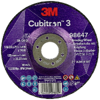 Cubitron 98647 Afbraamschijf Diameter 125 mm Boordiameter 22.23 Mm 10 stuk(s)