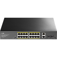 Cudy 16 GbE PoE+ Switch with 2 Uplink GbE and 2 Uplink SFP