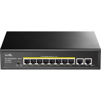 Cudy 8 GbE PoE+ Switch with 2 Uplink GbE
