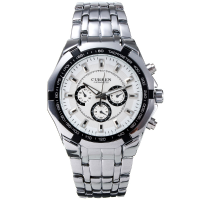 Curren 8084 Men Stainless Steel Band Analog Wrist Watch