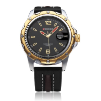 Curren 8104 Black Pu Leather Date Fashion Men Wrist Quartz Watch