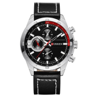 Curren 8216 Luxury Men Quartz Watch Fashion Decorative Small Dials Sports Watch