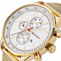 Curren 8227 Business Men Watch Luxury Sport Metal Quartz Wrist Watch