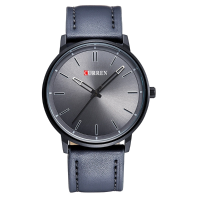 Curren 8233 Fashion Male Leather Quartz Watch Elegant Business Men Style Wrist Watch