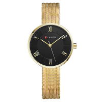 Curren 9020 Casual Style Women Wrist Watch Stainless Steel Strap Quartz Watches