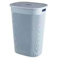 Curver Filo Wasmand met deksel 55L   Blauw/Grijs