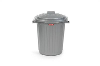 Curver Voederton Met Deksel Grijs 70l