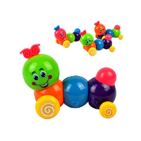 Cute Baby Funny Kids Colorful Inchworm Twist Forward Movement Toy