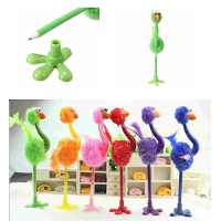 Cute Cartoon Ostrich Type Craft Ball Point Pens