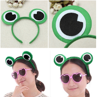 Cute Green Frog Eye Headband Hair Band Headwear For Fancy Dress Costume Cosplay
