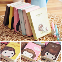 Cute Korea Biscuits Girl Diary Notebook Girl Notepads Stationery