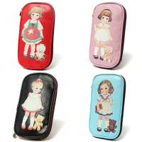 Cute Little Girl Pencil Case Bag Stationery Cosmetic Bags