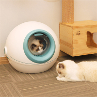 Kattenbak Volledig Gesloten Anti splash Kattentoilet Deodorant Dierbenodigdheden Schoonmaken lekvrije Stofisolatie Sferi