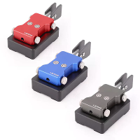 CW Morsecode Automatische Sleutel Dubbele Paddle Gietaluminium Basis Carbon Fiber Onderdelen Verstelbare Speling Radioze