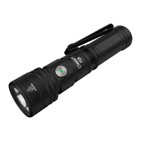 CYANSKY P12R Krachtige LED magneettailflashlight 1300 Lumen 240M tactische zaklampen Oplaadbare EDC zaklamp Aangedreven
