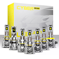 CYBERBEAM A900 C27 H4 / H7 / H11 / H13 / 9012 / 9005 240W 60000LM Paar Auto LED Voor Hoofdlampen LED Lampen 6500K Helder