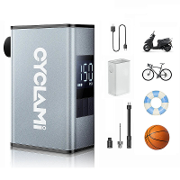 CYCLAMI A3 MAX 150PSI Mini Elektrische Fietspomp 1800mAh Batterij Digitale Bandenspanningsweergave Oververhittingsbeveil