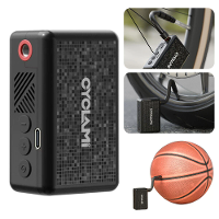 CYCLAMI AM6 130 PSI Mini Fietspomp Intelligente Vooraf ingestelde Bandenspanning Type C Oplader Inflator voor MTB E Bike