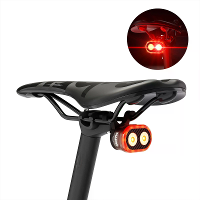 CYCLAMI CY200 Slimme Fietsrem Sensor Achterlicht 600mAh Batterij IPX6 Waterdicht LED Oplaadbare Achterlicht Waarschuwing