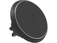 Cygnett MagMount Car Inductielader 1500 mA Uitgangen Qi standaard Zwart