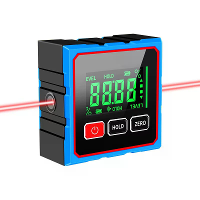 CZDANG Elektronische Digitale Hoekheller Vierzijdige Magnetische Inclinometer ±0,2° Nauwkeurigheid Kruislaserwaterpas Ty