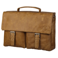 D. Bramante: Leren Handtas Met Zakken Voor Pc/macbook 16