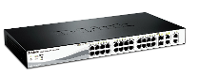 D Link DES 1210 28P 19 netwerk switch 26 + 2 poorten 100 Mbit/s PoE functie