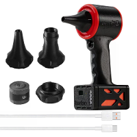 D03 Draagbare Luchtpomp 28000Pa Handheld Blazer 130000RPM Borstelloze Motor 115m/s Windsnelheid 65W Snelladen Multi Acce